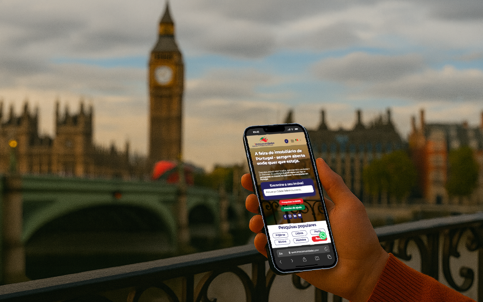 Chegue diretamente às comunidades portuguesas